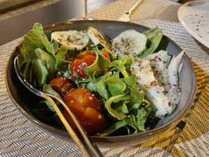 Salat at Gavino Restaurante Bar in Funchal