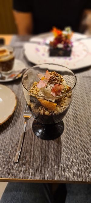 Crumble something #Veganuary at Gavino Restaurante Bar in Funchal