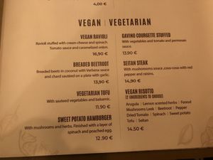 Veggie menu #Veganuary at Gavino Restaurante Bar in Funchal