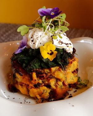 Sweet Potato Burger(Vegetarian) (we have a vegan option) at Gavino Restaurante Bar in Funchal