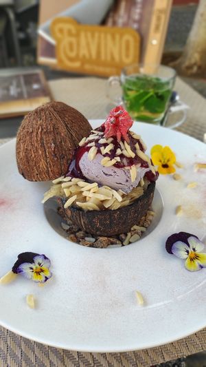 Brazilian dessert at Gavino Restaurante Bar in Funchal