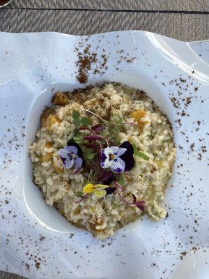 Risotto with sweet potao   at Gavino Restaurante Bar in Funchal
