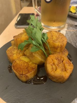 Roasted sweet patato  at Gavino Restaurante Bar in Funchal