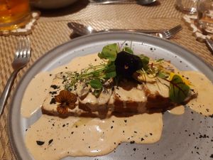 Seitan steak at Gavino Restaurante Bar in Funchal