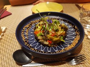 Stuffed mushroom at Gavino Restaurante Bar in Funchal