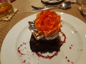 Brownie at Gavino Restaurante Bar in Funchal