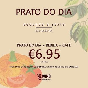 Muitas novidades e muitos sabores à sua espera esta semana! Prato do dia + bebida + café = 6,95€
#gavinorestaurantebar #gavinorestaurante #funchalcity #funchaloldtown #madeira at Gavino Restaurante Bar in Funchal