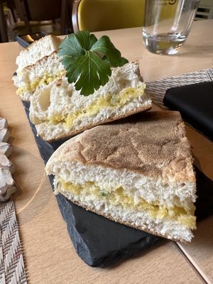 Vegan garlic bread  at Gavino Restaurante Bar in Funchal