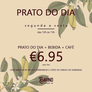 Junho vem aí em grande! Prato do dia + bebida + café = 6,95€ Por mais 4,95€ inclui e copo de vinho ou sangria. 
#gavinorestaurantebar #gavinorestaurante #funchalcity #funcha at Gavino Restaurante Bar in Funchal
