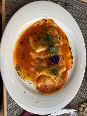 Veggi Ravioli at Gavino Restaurante Bar in Funchal