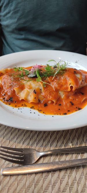 Ravioli at Gavino Restaurante Bar in Funchal