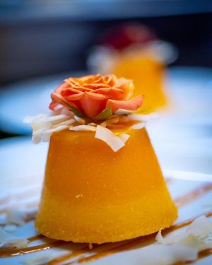 Um foco nesta deliciosa sobremesa que vai finalizar o jantar de hoje! 🧡#gavinorestaurantebar #gavinorestaurante #funchaloldtown #funchalrestaurants #ilhadamadeira #funchalmadeir at Gavino Restaurante Bar in Funchal