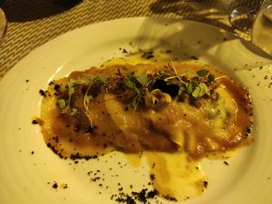 Ravioli at Gavino Restaurante Bar in Funchal