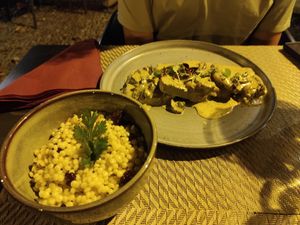 Seitan steak at Gavino Restaurante Bar in Funchal