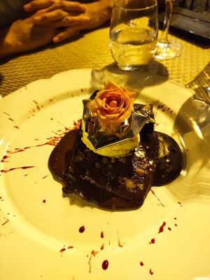 Vegan brownie ! at Gavino Restaurante Bar in Funchal