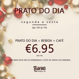 Prato do dia + bebida + café = 6,95€ 
Por mais 4,95€ inclui *sobremesa* e copo de vinho ou sangria. 
#gavinorestaurantebar #gavinorestaurante #funchalcity #funchaloldtown #m at Gavino Restaurante Bar in Funchal
