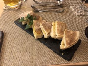 Vegan garlic bread  at Gavino Restaurante Bar in Funchal