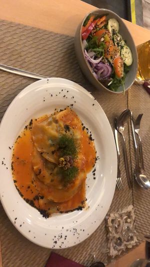 Vegan ravioli  at Gavino Restaurante Bar in Funchal