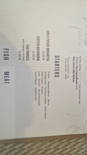 Menu at Gavino Restaurante Bar in Funchal