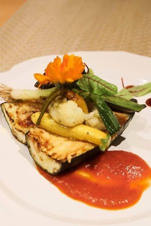 Gavino Courgette Stuffed
(With vegetables and tomato and permesan sauce) at Gavino Restaurante Bar in Funchal