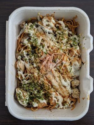 Vegan yakisoba at The Breakfast Club in East Singapore