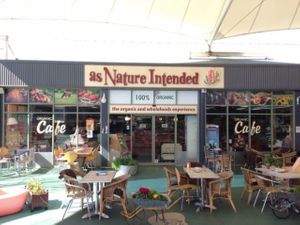 Our setup at As Nature Intended Cafe in Fyshwick