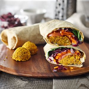 Unity Falafel Wrap at Copper Branch in Oakville