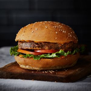 Black Bean Burger at Copper Branch in Oakville