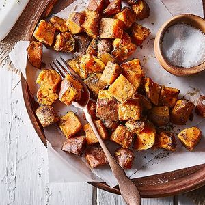 Sweet Potato Cubes at Copper Branch in Oakville