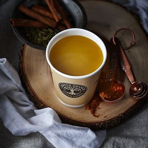 Tumeric Latte at Copper Branch in Oakville