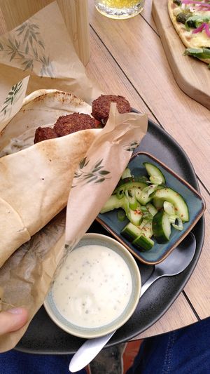 Libanese wrap at Cafe Goos in Hoorn