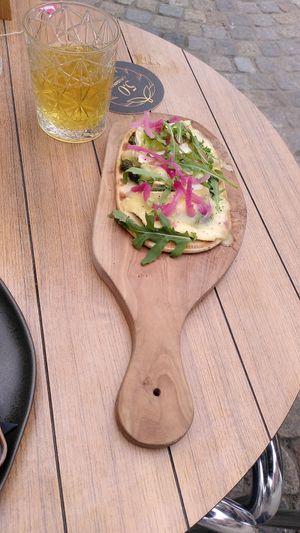 Naanpizza at Cafe Goos in Hoorn