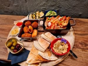 De goos plank at Cafe Goos in Hoorn