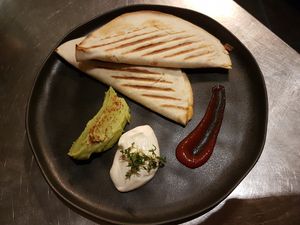 Quesadillas at Cafe Goos in Hoorn