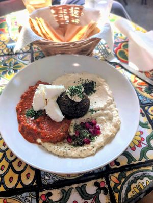 Platter for one at Moses Cafe in Graz