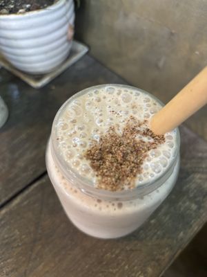 Protein smoothie  at Backyard Cafe - Street 240 in Phnom Penh