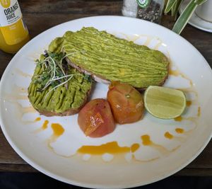 Avocado Toast at Backyard Cafe - Street 240 in Phnom Penh