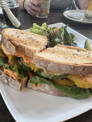 Pumpkin sandwich   at Backyard Cafe - Street 240 in Phnom Penh