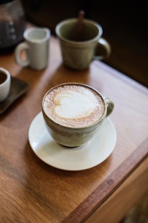 Organic coffee with cashew milk  at Backyard Cafe - Street 240 in Phnom Penh