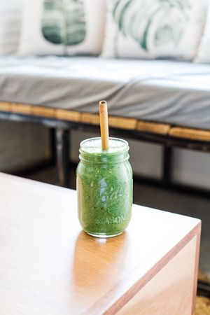 Superfood smoothies  at Backyard Cafe - Street 240 in Phnom Penh