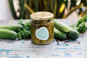 Fermented pickles  at Backyard Cafe - Street 240 in Phnom Penh