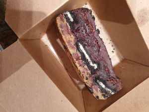 Incredible brownie yummmmm at Dharma Southern Kitchen in Sanford