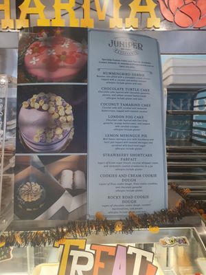 Juniper menh at Dharma Southern Kitchen in Sanford