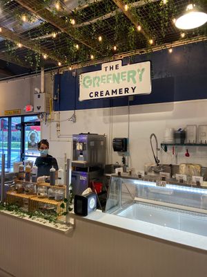 Store front  at The Greenery Creamery in Sanford