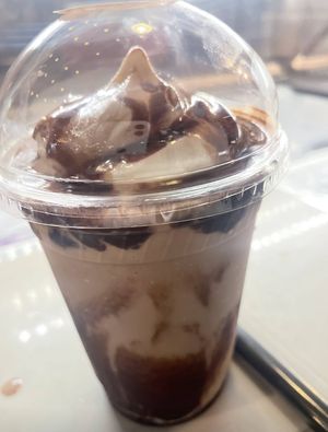 Coffee and chocolate milkshake   at The Greenery Creamery in Sanford