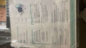 Menu  at The Greenery Creamery in Sanford