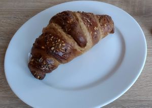 Blueberry croissant at R&B in Ljubljana