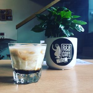 White Russian coffee liquor and vodka :-) at R&B in Ljubljana