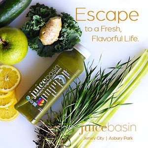 It takes allot of greens to mix our  delicious 16 oz. juices at Juice Basin in Asbury Park