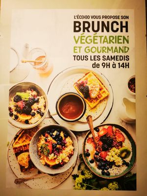 Brunch every Saturday at L'Echo in Lausanne